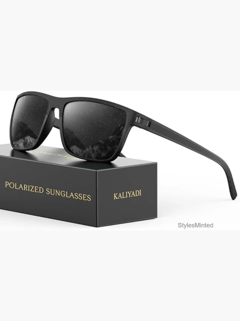 Classic Rectangle Polarized Sunglasses for Men UV400